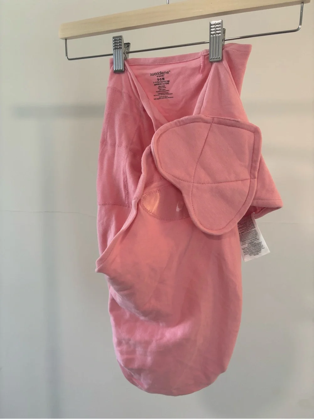 SwaddleMe Pink Heart Baby Swaddle Sack | 100% Cotton